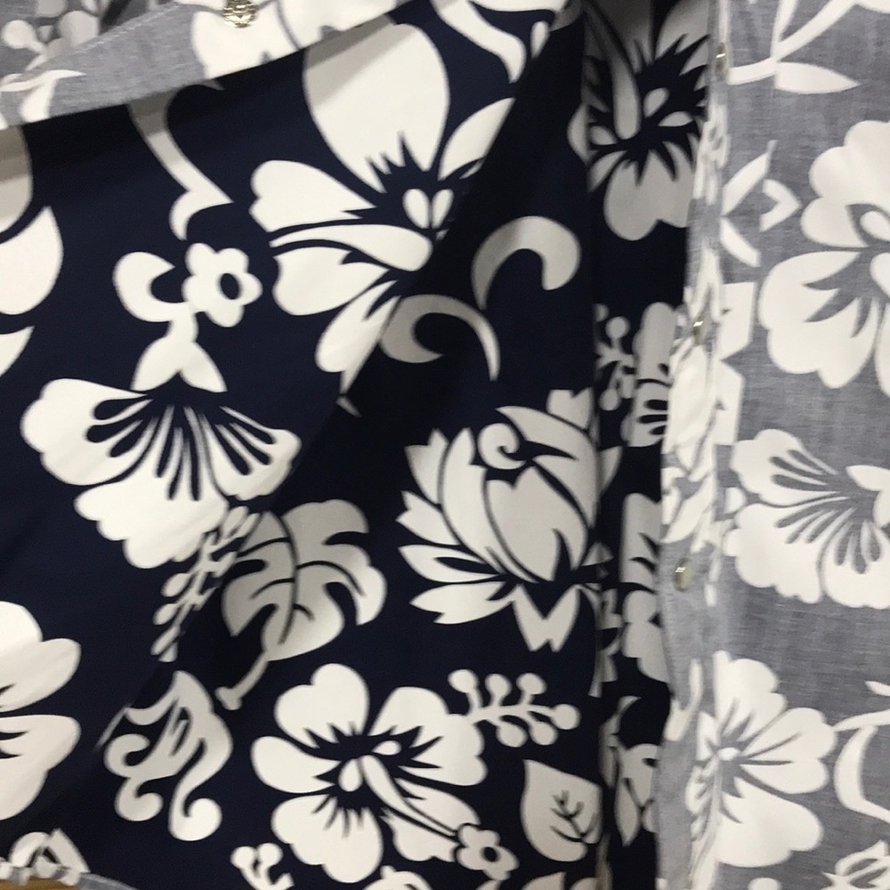 NWT Hawaiian floral pearl snap western shirt XXL - Picture 5 of 8